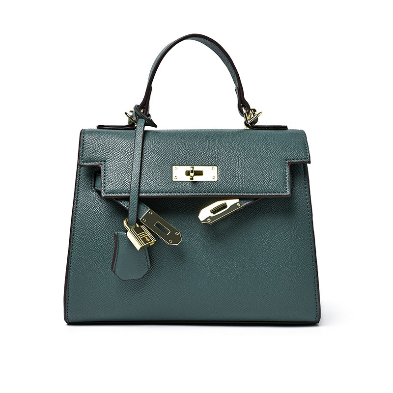 Elegant Solid Color Palm Bag