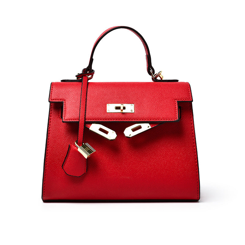 Elegant Solid Color Palm Bag