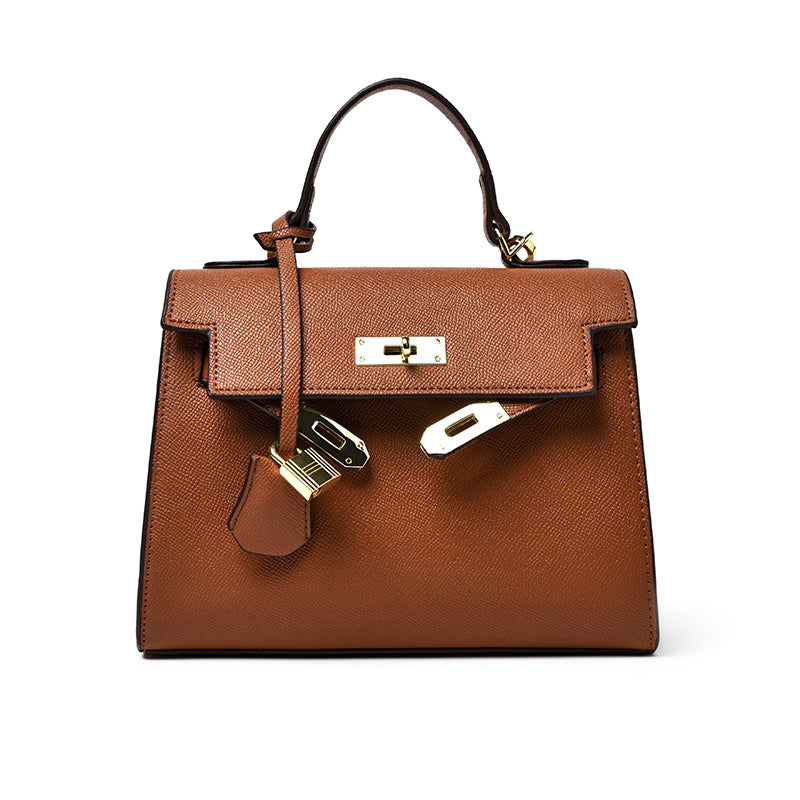 Elegant Solid Color Palm Bag